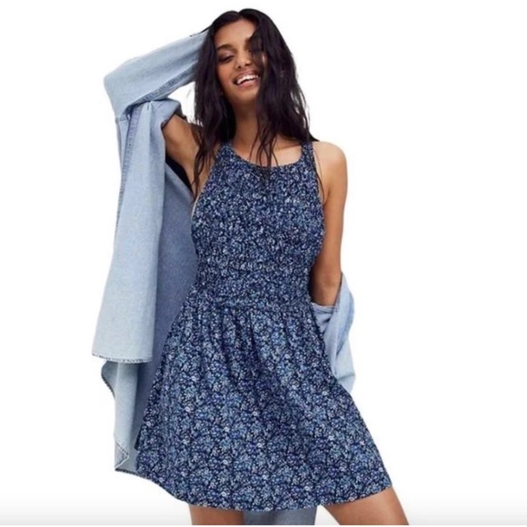 Free People Dresses & Skirts - NWT Free People Petunia Mini in Cerulean Blue Size Small
